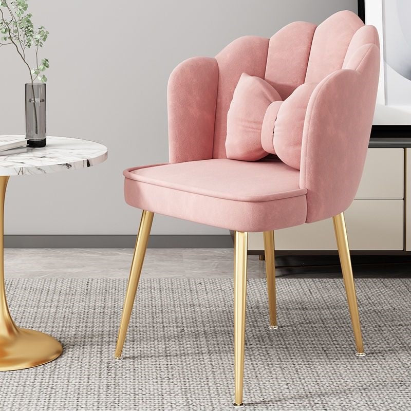 Modern Accent Chair with Gold Legs - Living Room or Office