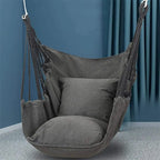 Hanging Chair for Balcony, Garden & Living Room - 250 kg, Cotton Blend, view 2