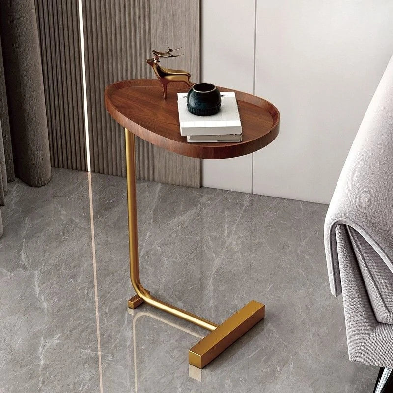 C-Shaped Mobile Side Table for Sofa or Bed - Compact, Lightweight Design, view 7
