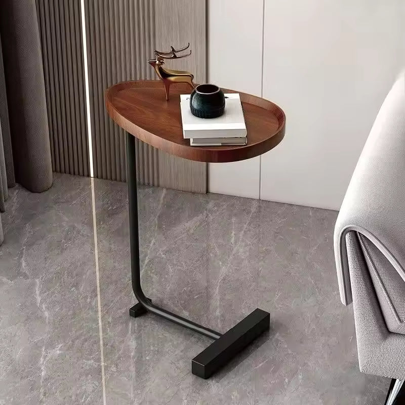 C-Shaped Mobile Side Table for Sofa or Bed - Compact, Lightweight Design, view 8