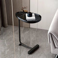 C-Shaped Mobile Side Table for Sofa or Bed - Compact, Lightweight Design