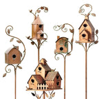 Decorative Garden Birdhouse - Weather-Resistant, Compact, Lightweight, view 5