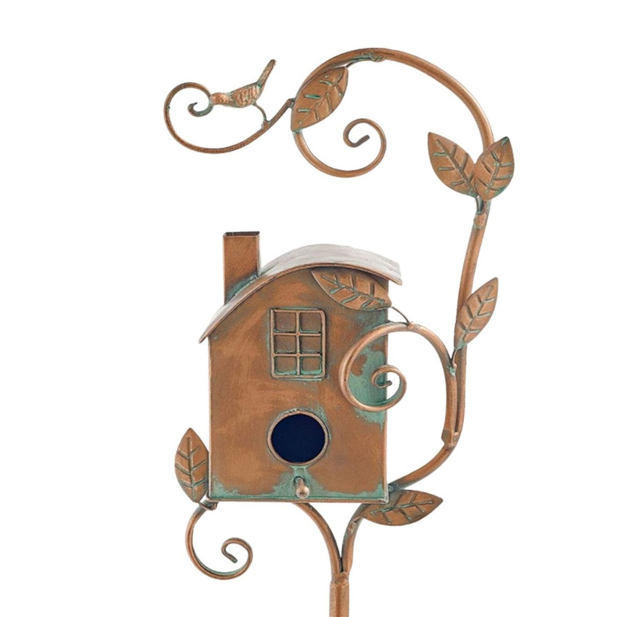 Decorative Garden Birdhouse - Weather-Resistant, Compact, Lightweight, view 8