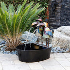 Art DéCo Garden Fountain - 15x10x6 cm Outdoor Water Feature, view 4