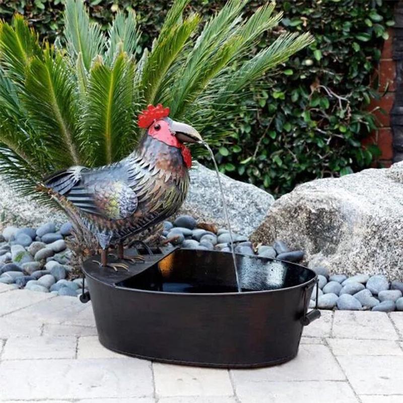 Art DéCo Garden Fountain - 15x10x6 cm Outdoor Water Feature, view 5