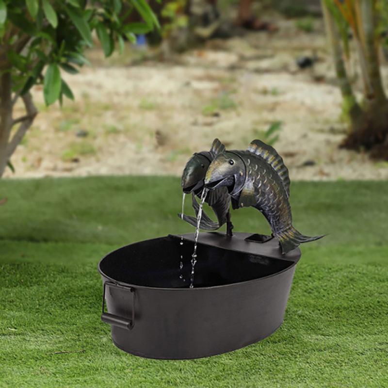 Art DéCo Garden Fountain - 15x10x6 cm Outdoor Water Feature, view 6