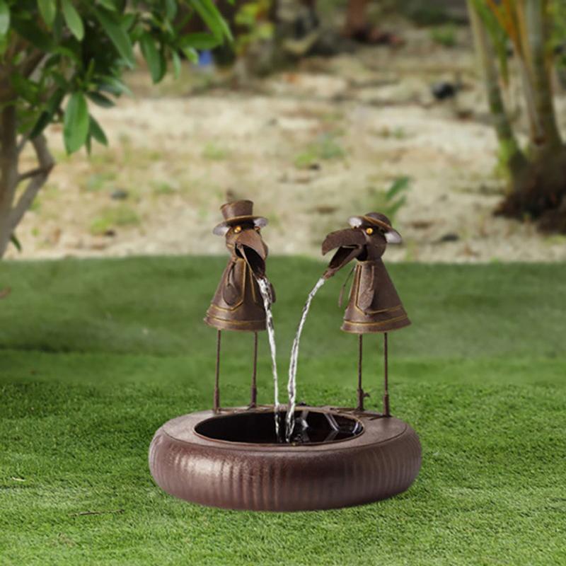 Art DéCo Garden Fountain - 15x10x6 cm Outdoor Water Feature, view 7