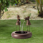 Art DéCo Garden Fountain - 15x10x6 cm Outdoor Water Feature, view 7