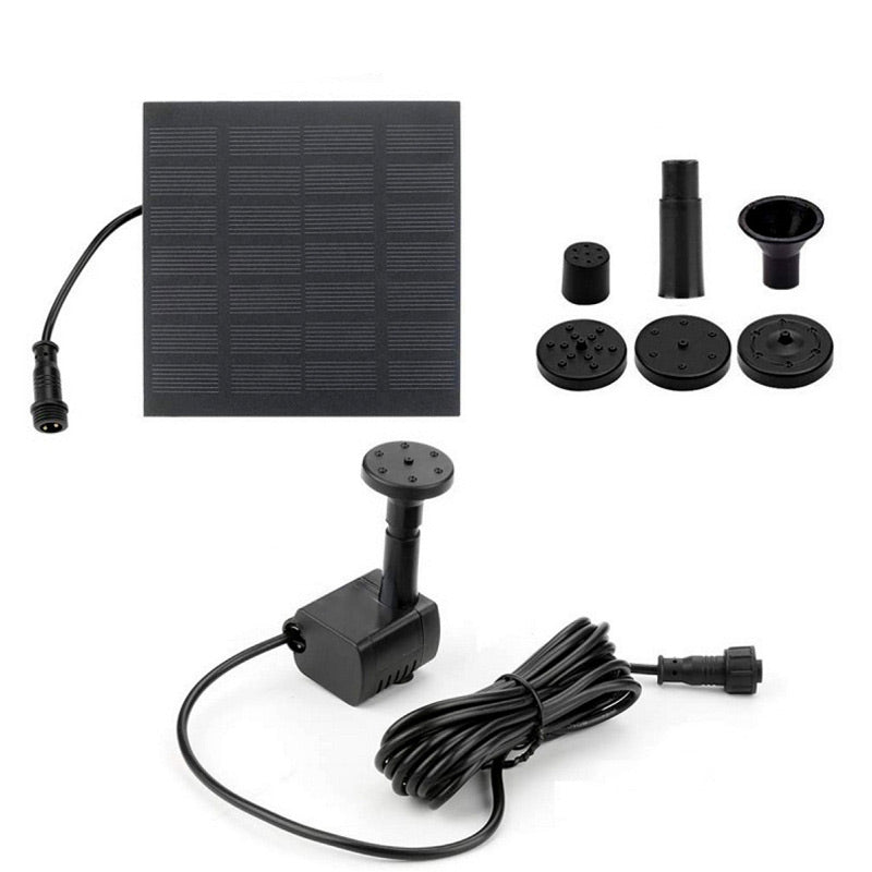 Outdoor Solar Fountain Water Pump Set for Garden - 1.2W, 7V, view 9