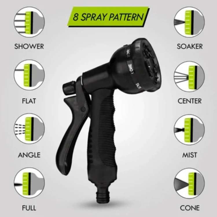 Retractable Expandable Garden Hose up to 30 m - Kink-Free, Reinforced Connectors, view 4