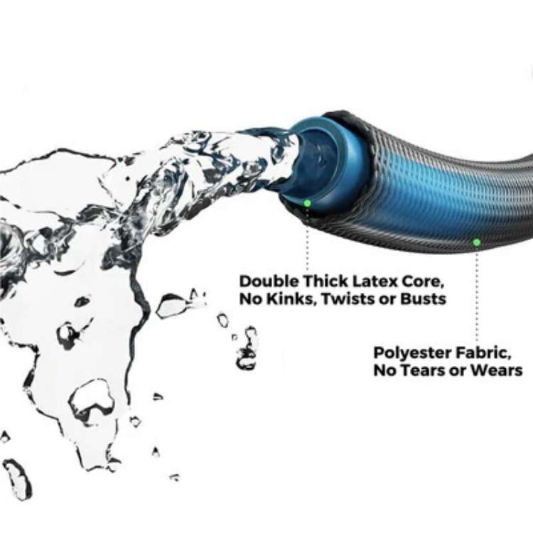Retractable Expandable Garden Hose up to 30 m - Kink-Free, Reinforced Connectors, view 5