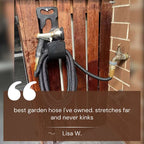Retractable Expandable Garden Hose up to 30 m - Kink-Free, Reinforced Connectors, view 6