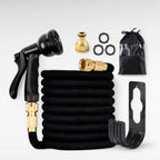 Retractable Expandable Garden Hose up to 30 m - Kink-Free, Reinforced Connectors