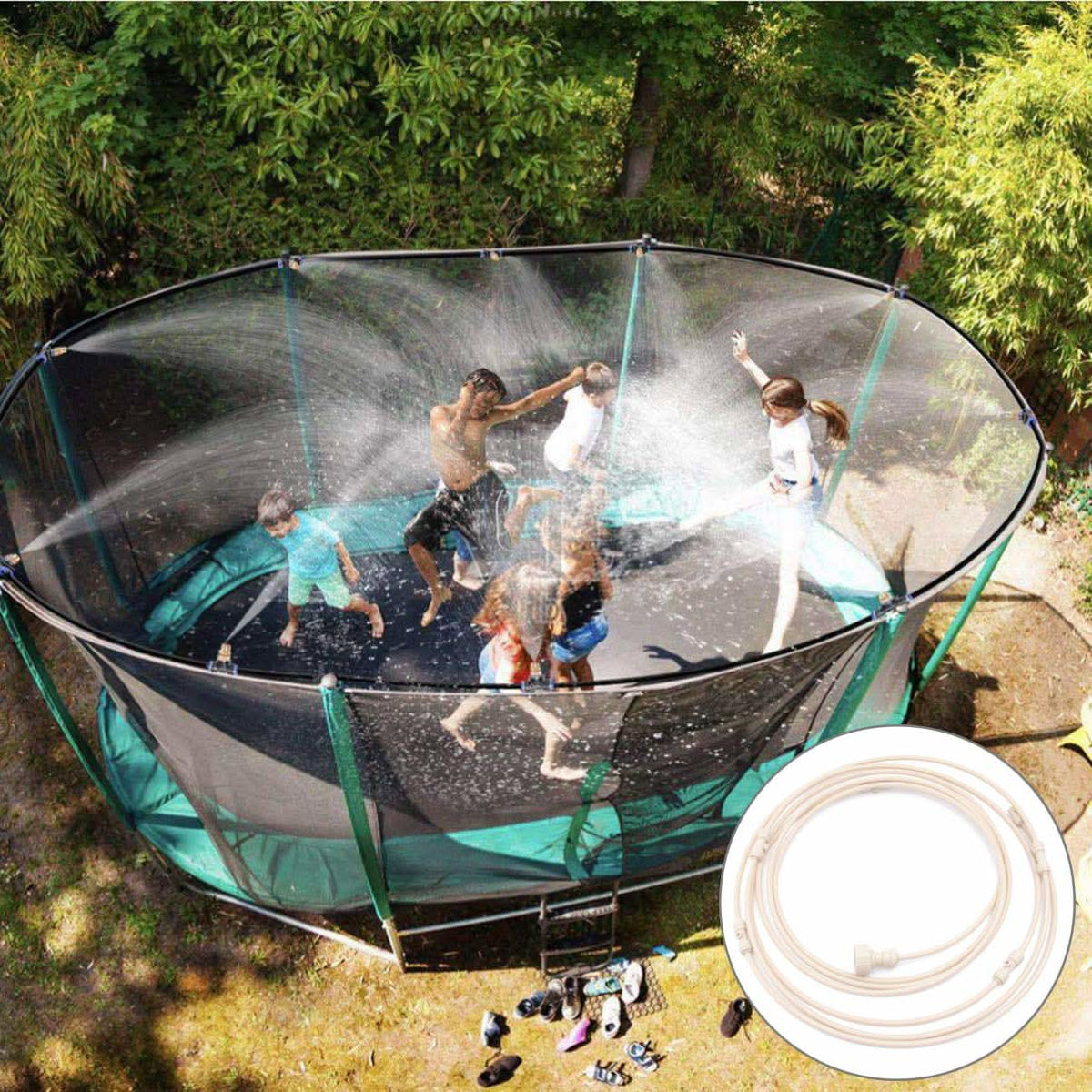 Cooling Irrigation System for Garden and Terrace - Fits Standard Garden Hoses, view 2
