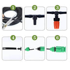Smart Garden Sprinkler Irrigation System - Custom Nozzles, 5m-20m Hose, view 5