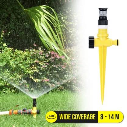 360° Garden Sprinkler - Rotating Watering for Lawn and Plants