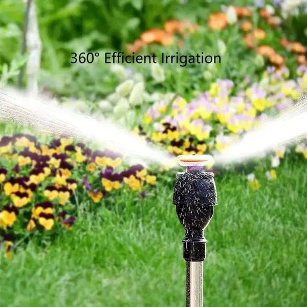 Tripod Lawn Sprinkler for Garden - Adjustable Spray, Turbo Function, view 2