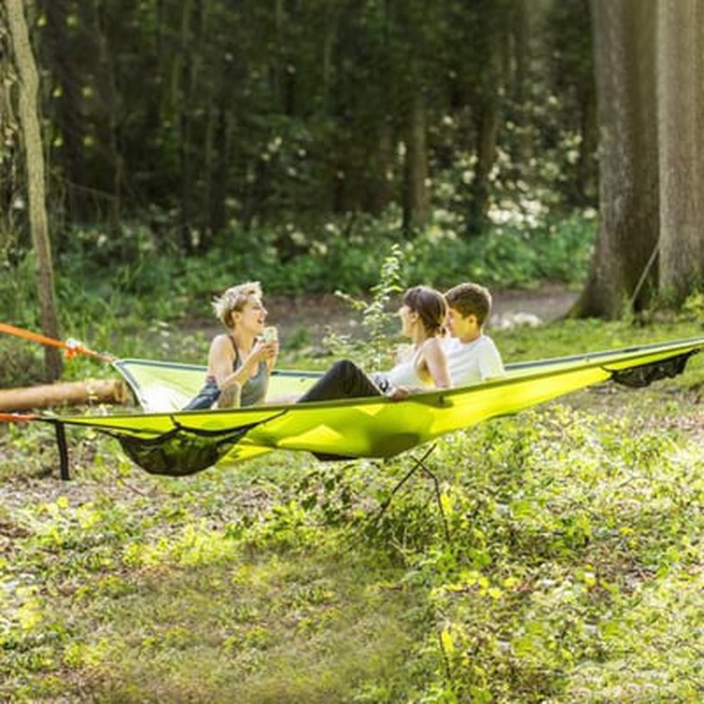Hammock with Frame for Indoors and Outdoors - Robust Metal, Spacious Design, view 4