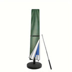 Parasol Cover Waterproof Anti-UV Outdoor - Oxford Fabric, Zipper, Grey or Green, view 7