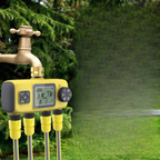 4-Zone Digital Garden Water System - LCD Screen, IPX7 Waterproof Valve, view 2
