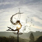 Garden Decoration with Dancing Spirits - Metal, 80 cm Rod, 15 cm Flower Head, view 12