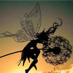 Garden Decoration with Dancing Spirits - Metal, 80 cm Rod, 15 cm Flower Head, view 14