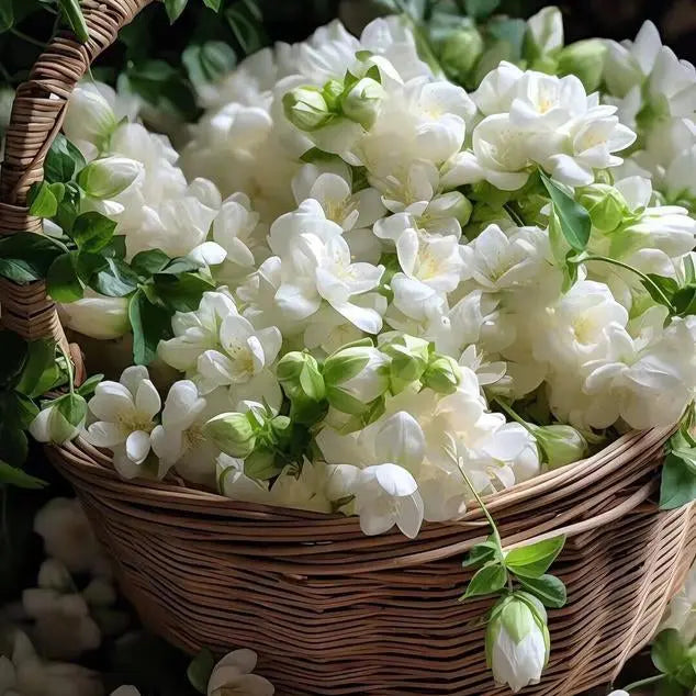 Jasmine Seeds for Climbing Plants - 100 Pack, Fragrant, Evergreen, White Flowers