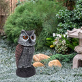 Bird Deterrent Owl for Garden and Balcony - Weather-Resistant Plastic, 26.5 cm