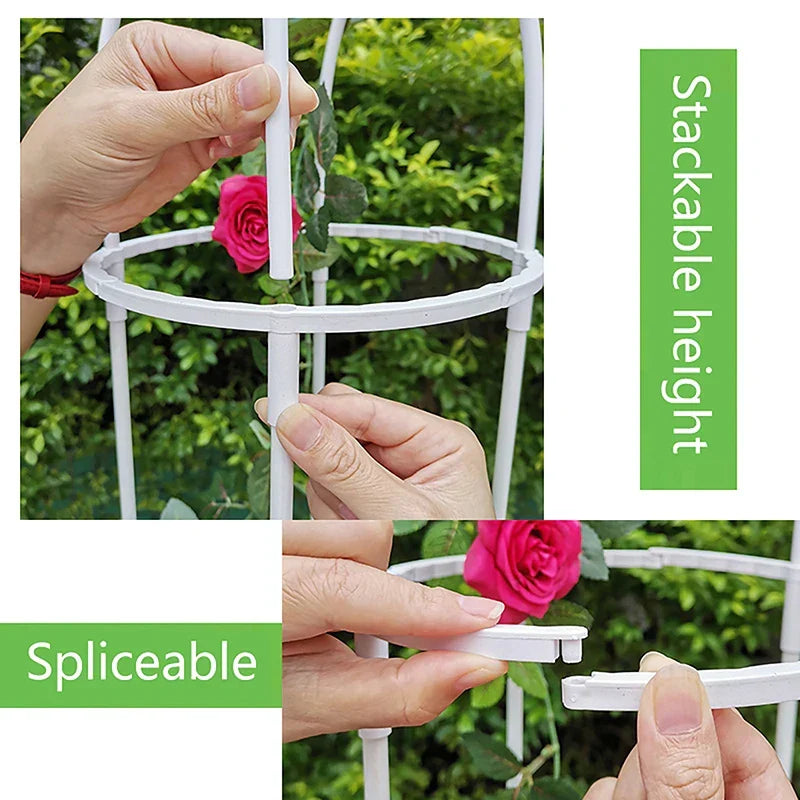 Fiberglass Plant Climbing Aid for Garden - 120 x 50 cm, Weatherproof, view 2