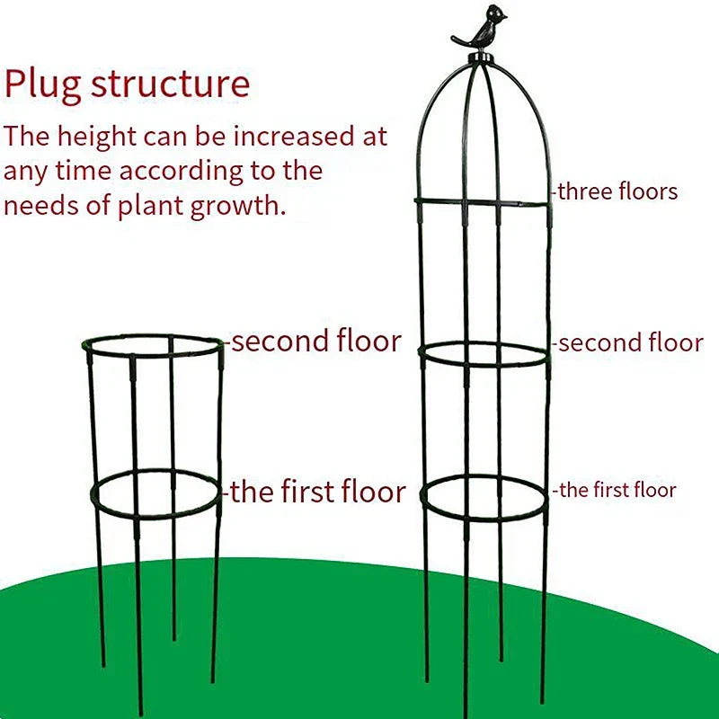 Fiberglass Plant Climbing Aid for Garden - 120 x 50 cm, Weatherproof, view 3