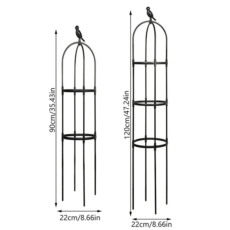 Fiberglass Plant Climbing Aid for Garden - 120 x 50 cm, Weatherproof, view 5
