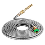 Stainless Steel Garden Water Hose - 5/8 Inch Diameter, Kink-Free, view 2