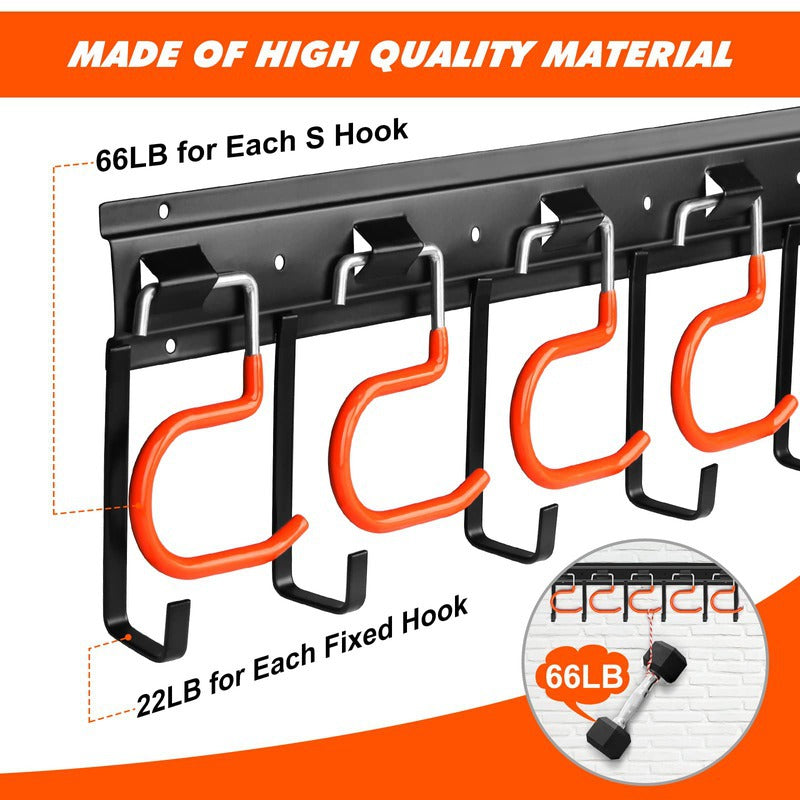Garden Tool Holder for Shovels, Rakes and Hand Tools