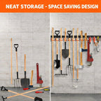 Garden Tool Holder for Shovels, Rakes and Hand Tools