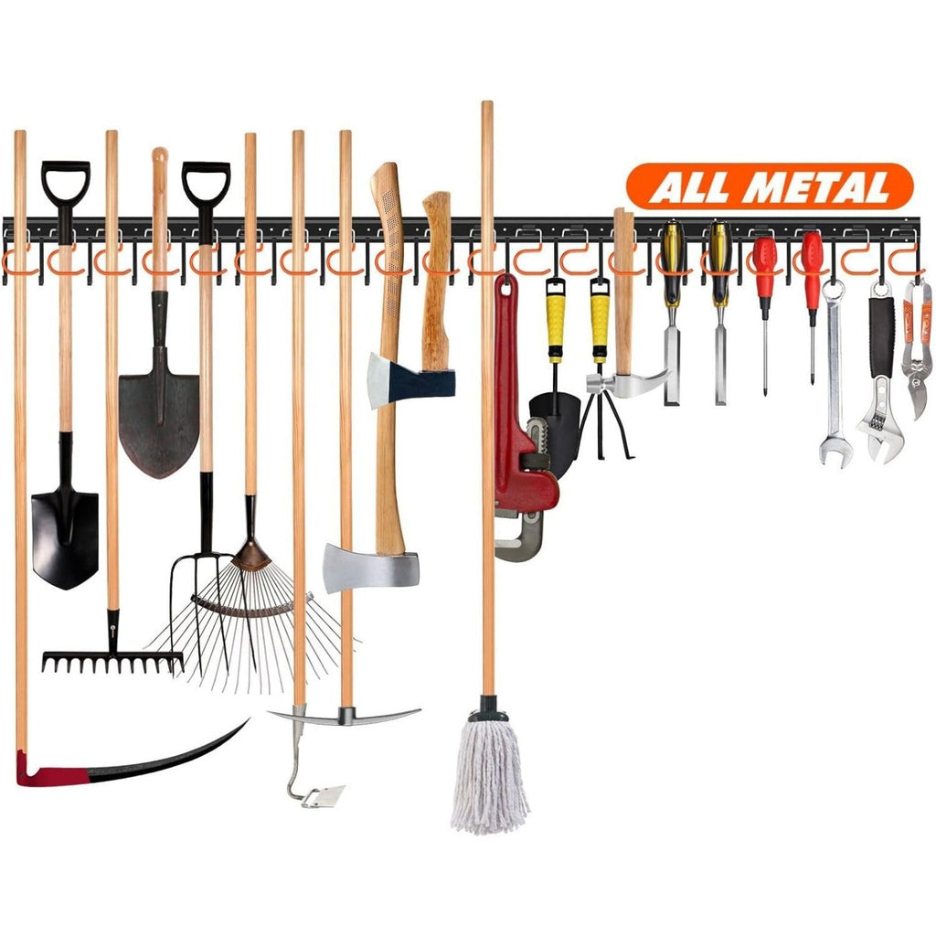 Garden Tool Holder for Shovels, Rakes and Hand Tools