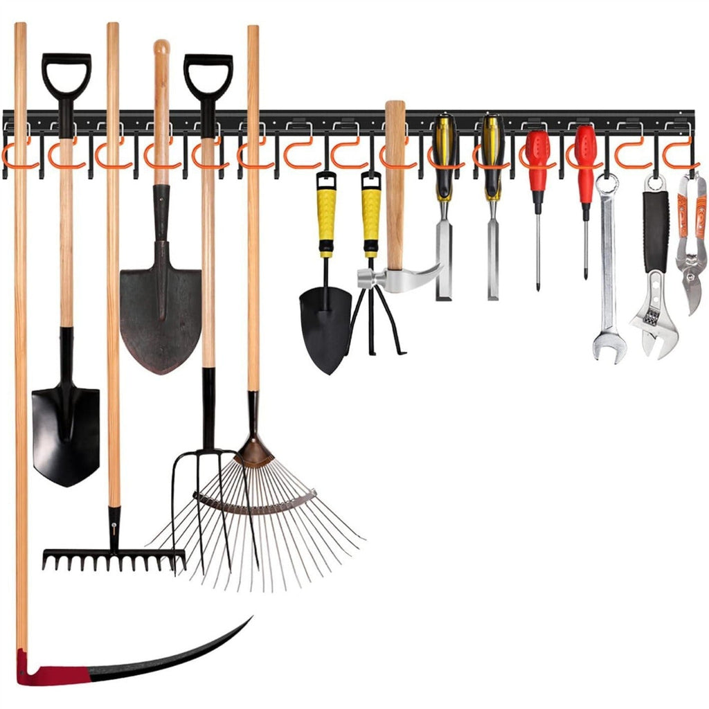 Garden Tool Holder for Shovels, Rakes and Hand Tools