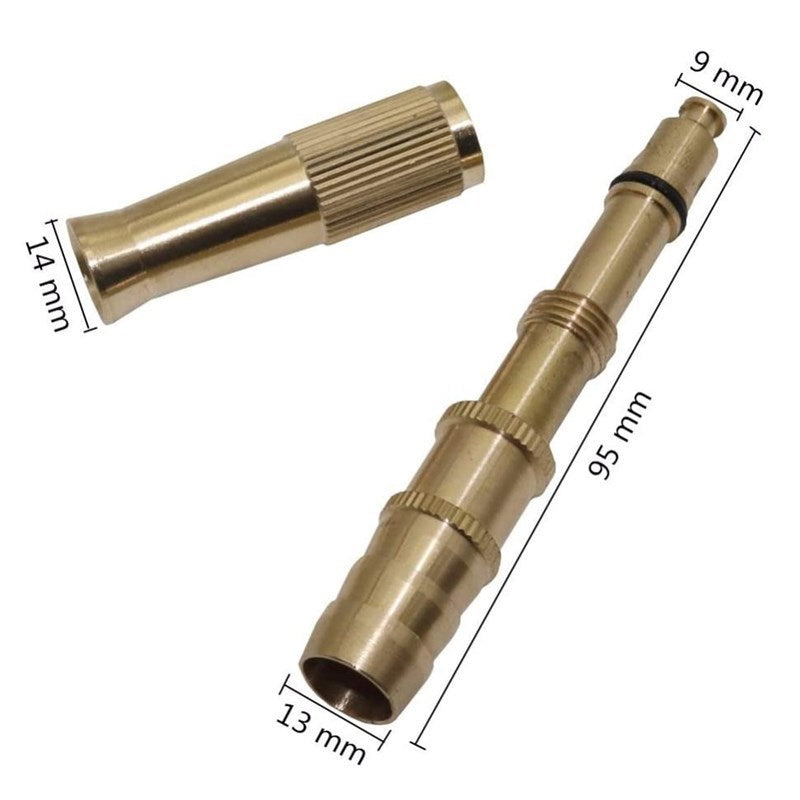 Heavy-duty Brass Garden Nozzle - Card Connection, for Spraying, view 12