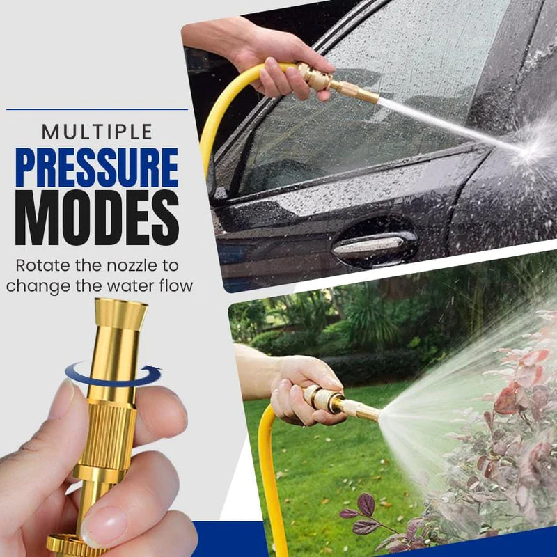 Heavy-duty Brass Garden Nozzle - Card Connection, for Spraying, view 5