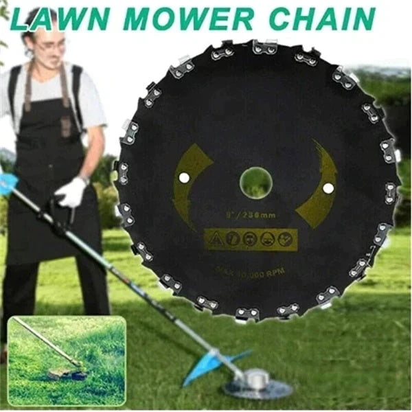 High-Powered Grass Cutter - 10000rpm Motor, 230mm Blade