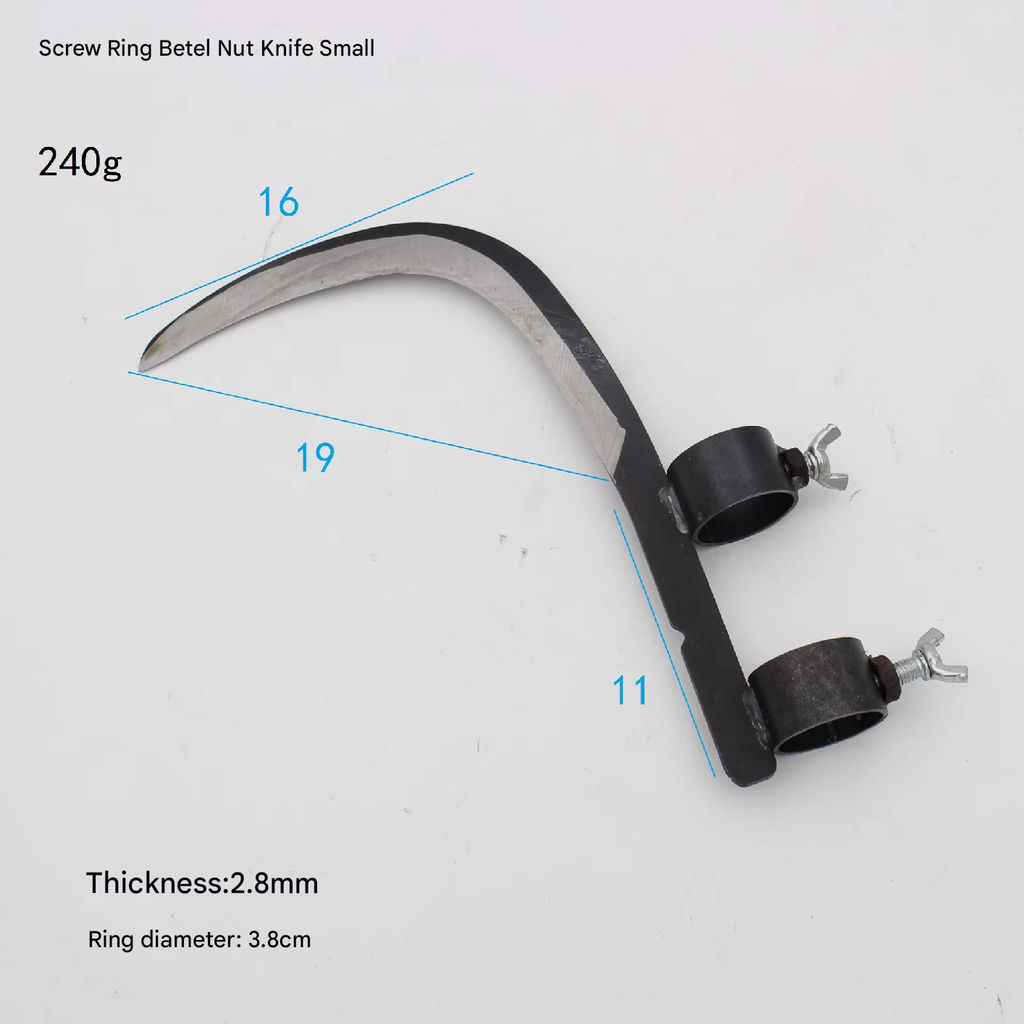 Steel Grass Cutting Sickle Head - Iron Manganese Steel, Small or Large, view 6