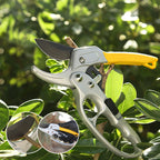 Professional Garden Hedge Trimmer Scissors - Alloyed Steel Blades, 182mm, view 13