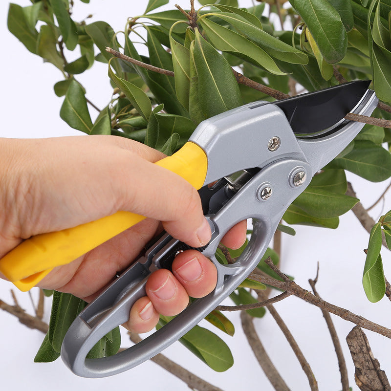 Professional Garden Hedge Trimmer Scissors - Alloyed Steel Blades, 182mm, view 6