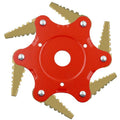 6 Blades Lawn Mower Metal Brush Cutter Blade - Carbide, 245 mm Diameter, view 2