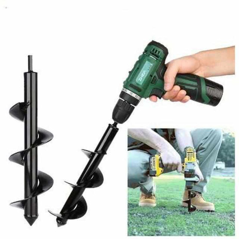 Carbon Steel Garden Hole Digger for Fast Planting - 45cm, Black, view 4