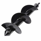 Carbon Steel Garden Hole Digger for Fast Planting - 45cm, Black, view 5
