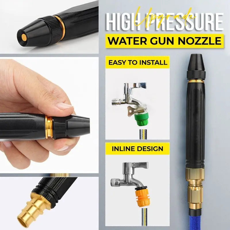 High Pressure Cleaning Nozzle - Multi-Jet Water Gun, Coated Copper Alloy, view 2