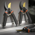 Precision Garden Pruning Shears - High-Carbon Steel Blades, 21 cm