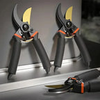 Precision Garden Pruning Shears - High-Carbon Steel Blades, 21 cm
