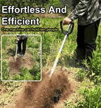 Garden Soil Loosener Tool - Robust Durable Construction, Wheel and Lever System, view 2