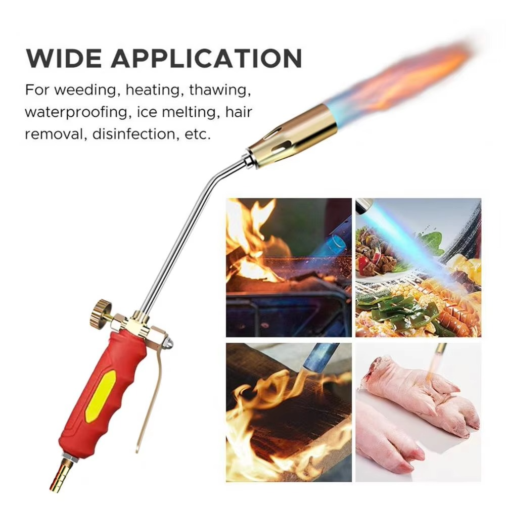 Propane Weed Torch for Garden - Ergonomic Handle, 24 in Flame, 10 ft Hose, view 3